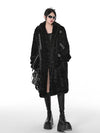 Casual Soft Thick Faux Fur Coat Stand Collar Punk Style Fluffy Coat-Fuzzy Jackets-Arimonz-Arimonz