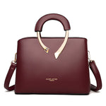 Casual Tote Handbags Women Bags Designer Shoulder Crossbody Bags-Handbags-Arimonz-Burgundy-Arimonz
