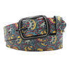 Casual Vintage Peacock Print Belt with Buckle Pin Fashionable Belt-Belts-Arimonz-Arimonz