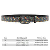 Casual Vintage Peacock Print Belt with Buckle Pin Fashionable Belt-Belts-Arimonz-Arimonz