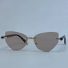 Cat Eye Frameless Rimless Sunglasses Luxury Fashion Polygon Shades-Sunglasses-Arimonz-Arimonz