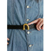 Metal Nail Buckle Belt Shirt Belt Women Belt Jean Waist Dress Belt