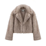 Chic Street Style Winter Fluffy Coat Gradient Faux Fur Luxury Jacket-Fuzzy Jackets-Arimonz-Gray gradient fur-S-Arimonz