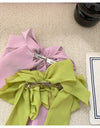 Chiffon Multi layer Large Barrette Bow Hairpin Back Head Ponytail-Hair Accessories-Arimonz-Arimonz