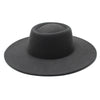 Classic British Style Big Wide Brim Fedora Hat For Women Winter Felt-Winter Hats-Arimonz-Arimonz