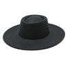 Classic British Style Big Wide Brim Fedora Hat For Women Winter Felt-Winter Hats-Arimonz-Arimonz