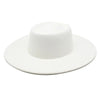 Classic British Style Big Wide Brim Fedora Hat For Women Winter Felt-Winter Hats-Arimonz-Arimonz