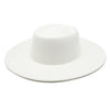 Classic British Style Big Wide Brim Fedora Hat For Women Winter Felt-Winter Hats-Arimonz-Arimonz