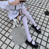 Classic Lolita Black Goth Cute Stockings Thigh Highs Gothic Long Socks-Socks & Tights-Arimonz-style 5-Arimonz