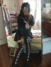 Classic Lolita Black Goth Cute Stockings Thigh Highs Gothic Long Socks-Socks & Tights-Arimonz-style 7-Arimonz