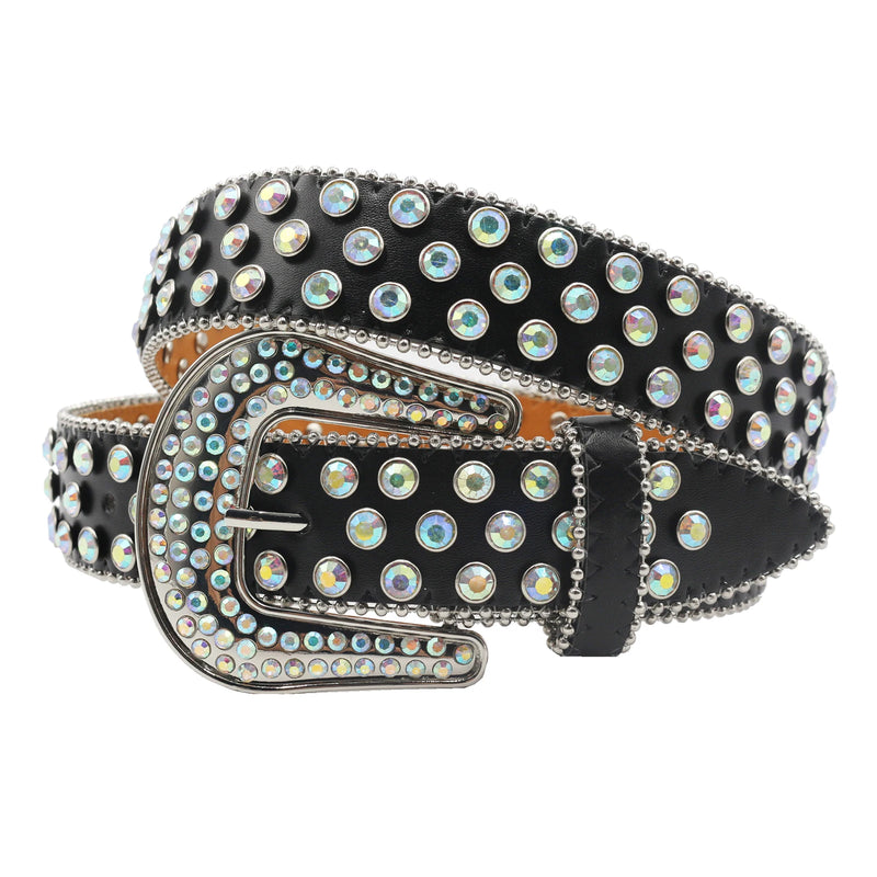 Classic style Western Y2K Rhinestone Belts Studded Women Belts-Belts-Arimonz-Black-105CM/41inches-Arimonz