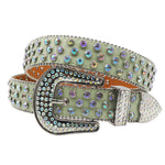 Classic style Western Y2K Rhinestone Belts Studded Women Belts-Belts-Arimonz-Green-105CM/41inches-Arimonz