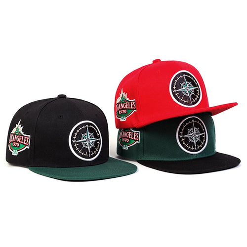 Compass Embroidery Adjustable Sunscreen Leisure Hat Unisex Snapback Cap-Women's Caps-Arimonz-Arimonz