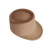 Concave Top Fedora Wool Knight Hat Winter Punk Style Top Hat-Hats-Arimonz-Arimonz