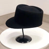 Concave Top Fedora Wool Knight Hat Winter Punk Style Top Hat-Hats-Arimonz-Arimonz