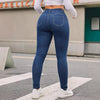 Cotton Elastic Denim Stretch Skinny Jeans Pants for Women-Skinny Jeans-Arimonz-Arimonz