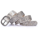 Cowskin Designer Waist Punk Rivet Studded Belt Casual Pin Buckle-Belts-Arimonz-Arimonz