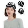 Crochet Flower Bucket Hat Cotton Knitted Y2K Fashion Hollow-Out Beanie-Winter Hats-Arimonz-Arimonz