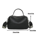 Crossbody Bags Women Genuine Leather Bag Tote Bag Vintage Boston Handbag-Handbags-Arimonz-Arimonz
