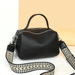 Crossbody Bags Women Genuine Leather Bag Tote Bag Vintage Boston Handbag-Handbags-Arimonz-Arimonz