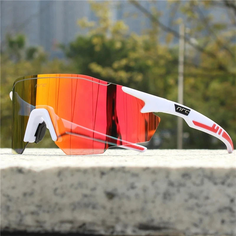 Cycling Sunglasses UV400 Protection Sports Eyewear for Men and Women-Sunglasses-Arimonz-810 1 lens A-Arimonz