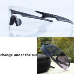 Cycling Sunglasses UV400 Protection Sports Eyewear for Men and Women-Sunglasses-Arimonz-810 Photochromic B-Arimonz
