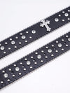 Fashion Dazzling Rhinestone Western Cowgirl Bling Studded Design Belt