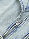 Denim Coat Lapel Long Sleeve Short Jacket Lady Chic Streetwear Jacket-Jean Jackets-Arimonz-Arimonz