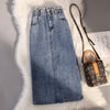 Denim Skirt Women High Waist Wrapped Hip Skirt Casual Skirt-Denim Skirts-Arimonz-Baby blue-S-Arimonz