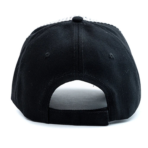 Diamond Inlay Baseball Cap Streetwear Adjustable Fashion Hat-Women's Caps-Arimonz-Arimonz