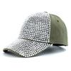 Diamond Inlay Baseball Cap Streetwear Adjustable Fashion Hat-Women's Caps-Arimonz-Arimonz