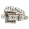 Diamond Rhinestone Belts Fashion Crystal Studded Pin Buckle Belt-Women's Belts-Arimonz-FK-MD-White-125cm/49inches-Arimonz