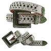 Diamond Rhinestone Belts Fashion Crystal Studded Pin Buckle Belt-Women's Belts-Arimonz-JD-FK-Green-125cm/49inches-Arimonz