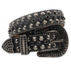 Diamond Rhinestone Belts Fashion Crystal Studded Pin Buckle Belt-Women's Belts-Arimonz-JD-JD-Black-125cm/49inches-Arimonz