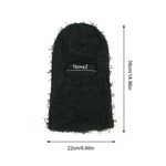 Distressed Knitted Hip Hop Cap Outdoor Fuzzy Ski Balaclava Beanies Hat-Winter Hats-Arimonz-Arimonz
