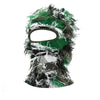 Distressed Knitted Hip Hop Cap Outdoor Fuzzy Ski Balaclava Beanies Hat-Winter Hats-Arimonz-Army Green 2-Arimonz