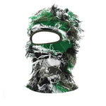 Distressed Knitted Hip Hop Cap Outdoor Fuzzy Ski Balaclava Beanies Hat-Winter Hats-Arimonz-Army Green 2-Arimonz