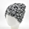 Distressed Knitted Hip Hop Cap Outdoor Fuzzy Ski Balaclava Beanies Hat-Winter Hats-Arimonz-Black Grey White-Arimonz