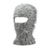 Distressed Knitted Hip Hop Cap Outdoor Fuzzy Ski Balaclava Beanies Hat-Winter Hats-Arimonz-Light Grey 2-Arimonz