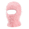 Distressed Knitted Hip Hop Cap Outdoor Fuzzy Ski Balaclava Beanies Hat-Winter Hats-Arimonz-Pink 2-Arimonz