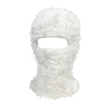 Distressed Knitted Hip Hop Cap Outdoor Fuzzy Ski Balaclava Beanies Hat-Winter Hats-Arimonz-White 2-Arimonz