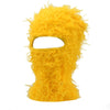 Distressed Knitted Hip Hop Cap Outdoor Fuzzy Ski Balaclava Beanies Hat-Winter Hats-Arimonz-Yellow 2-Arimonz