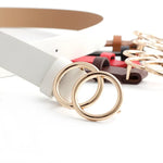 Double Loop Buckle Design Belt Casual Jeans Women Adjustable Belt-Belts-Arimonz-Arimonz