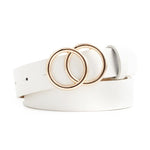 Double Loop Buckle Design Belt Casual Jeans Women Adjustable Belt-Belts-Arimonz-Arimonz