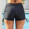 Drawstring Swim Briefs Beach Shorts Ruched Bottom High Cut Shorts-Shorts-Arimonz-Arimonz