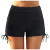 Drawstring Swim Briefs Beach Shorts Ruched Bottom High Cut Shorts-Shorts-Arimonz-Arimonz