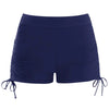 Drawstring Swim Briefs Beach Shorts Ruched Bottom High Cut Shorts-Shorts-Arimonz-Dark blue-S-Arimonz