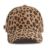 Leopard Corduroy Winter Baseball Cap Retro Cotton Snapback Hat