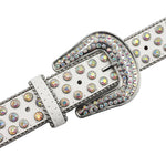 Classic style Western Y2K Rhinestone Belts Studded Women Belts