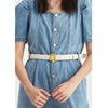 Metal Nail Buckle Belt Shirt Belt Women Belt Jean Waist Dress Belt